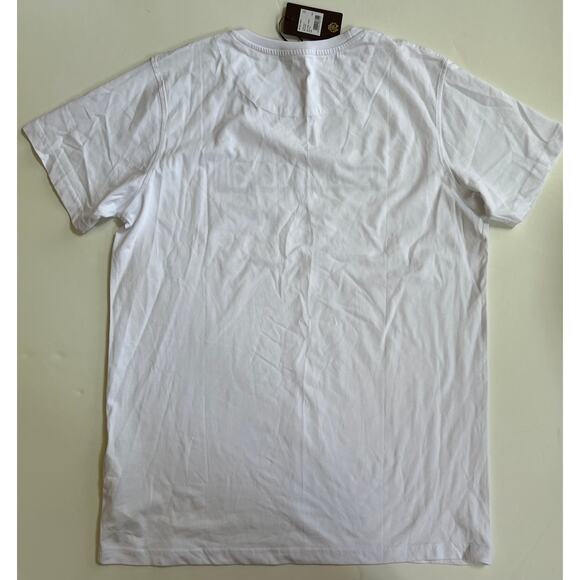 Roberto Cavalli Designer Graphic Logo T-shirt Cotton Size 2XL NWT - Picture 8 of 16